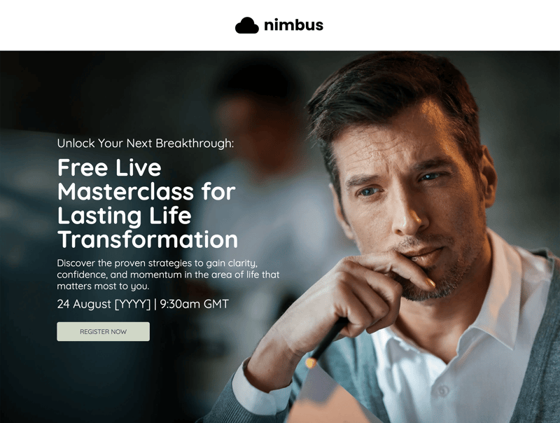 Live Masterclass for Lasting Life Transformation
