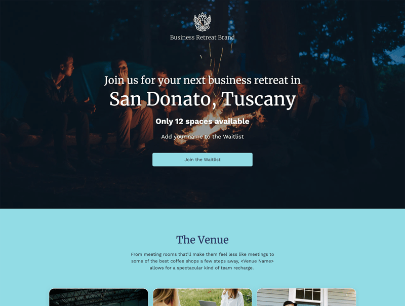 Business Retreat in Tuscany Waitlist