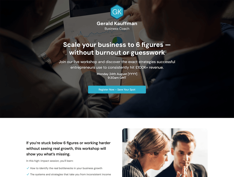 Scale your business to 6 figures - without burnout or guesswork