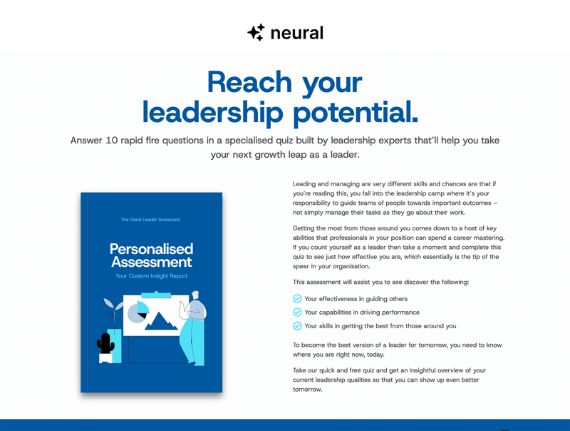 The Good Leader Scorecard