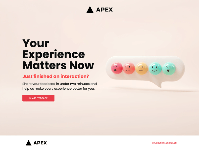 Experience Feedback Scorecard D