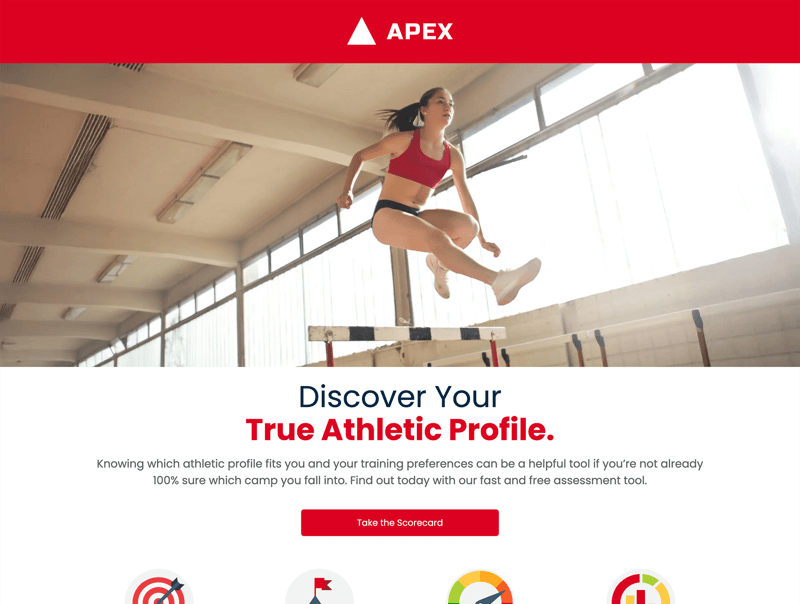 Athlete Type Scorecard