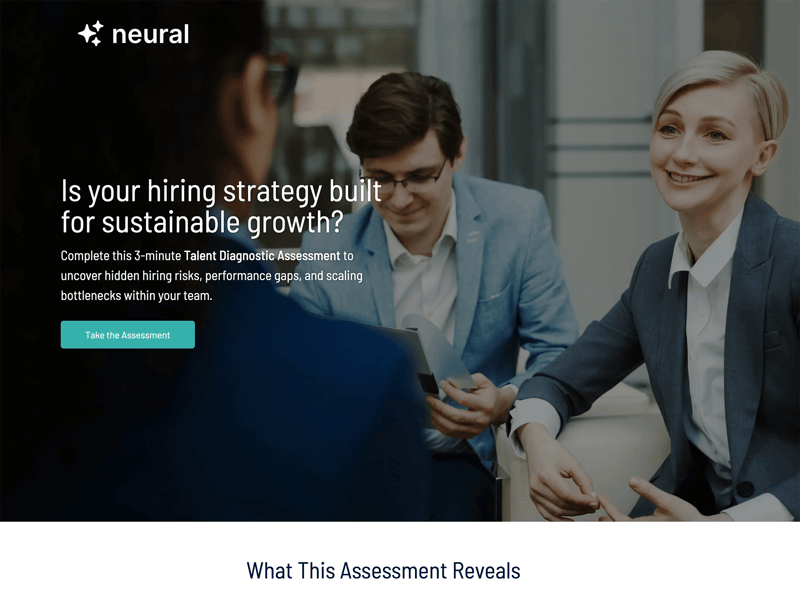 Recruitment Consultancy - Client Talent Diagnostic Assessment