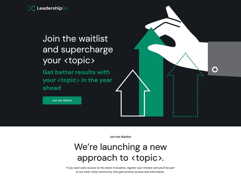 Join the Waitlist - Leadership