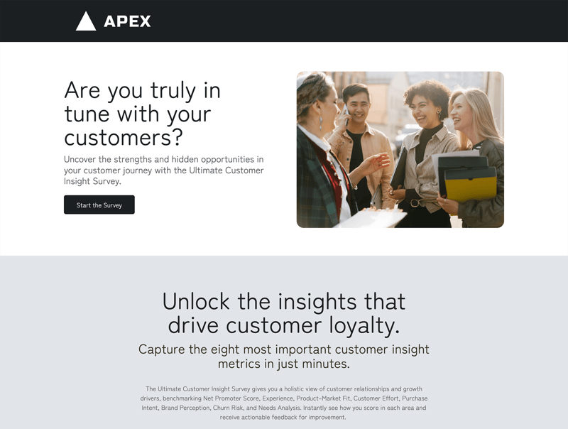 Ultimate Customer Insight Survey C