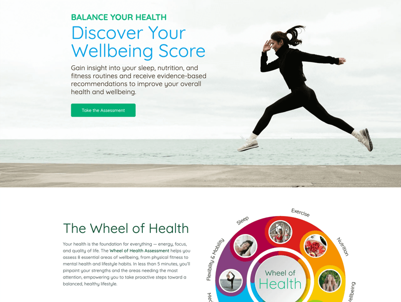 Wheel of Health Assessment