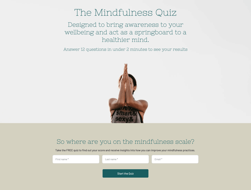 The Mindfulness Quiz