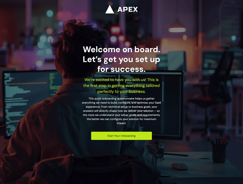 SaaS Client Onboarding Scorecard