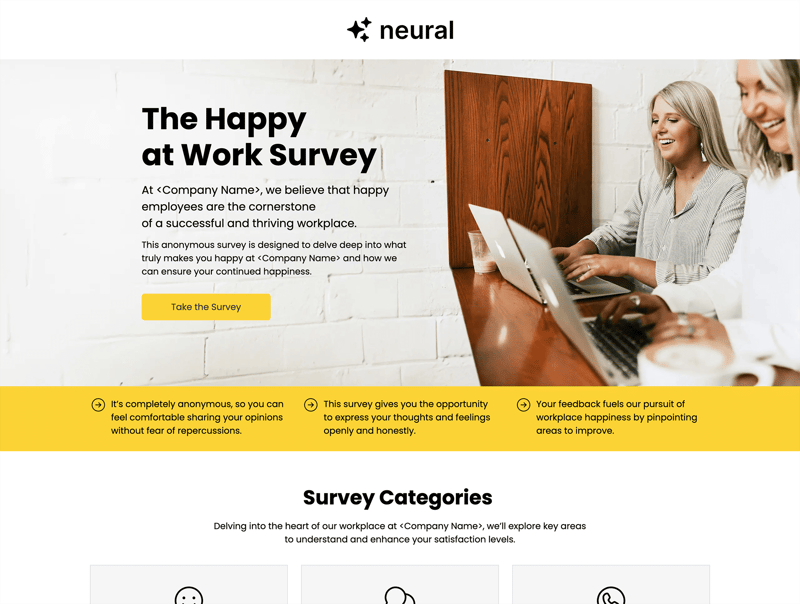 The Happy at Work Survey