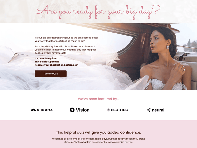 The Wedding Checklist Quiz