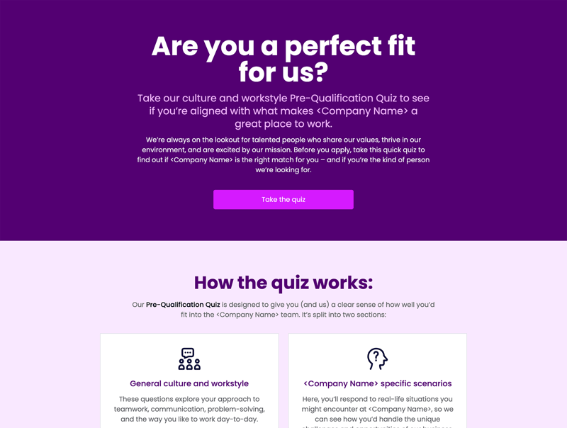 HR Pre-Qualification Scorecard