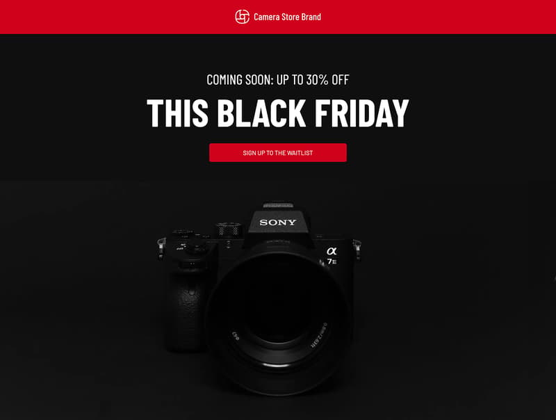 E-commerce Black Friday Waitlist