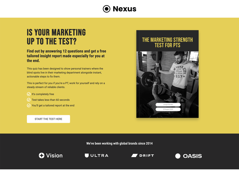 The Marketing Strength Test for PTs
