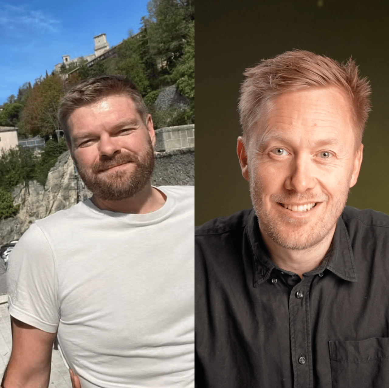 Jan Steinar og meg i samtale om regnskapsleads