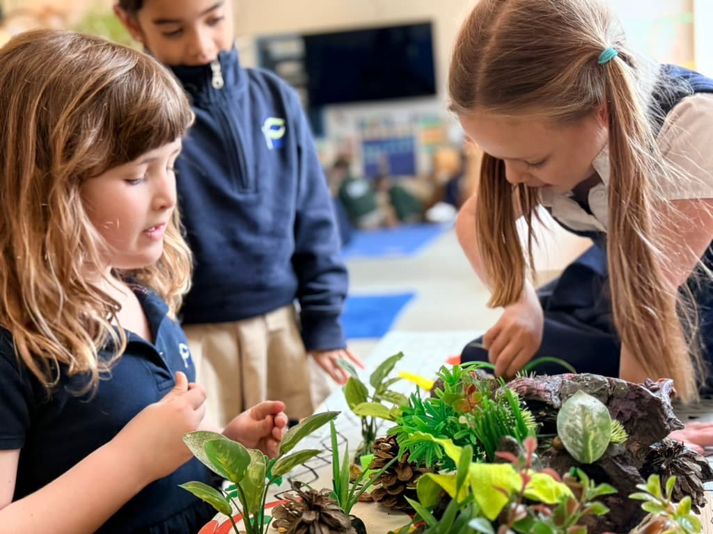 A curious child exploring and learning