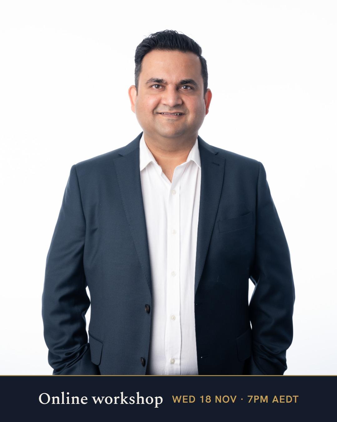 Jigar Modi explaining first-home plans