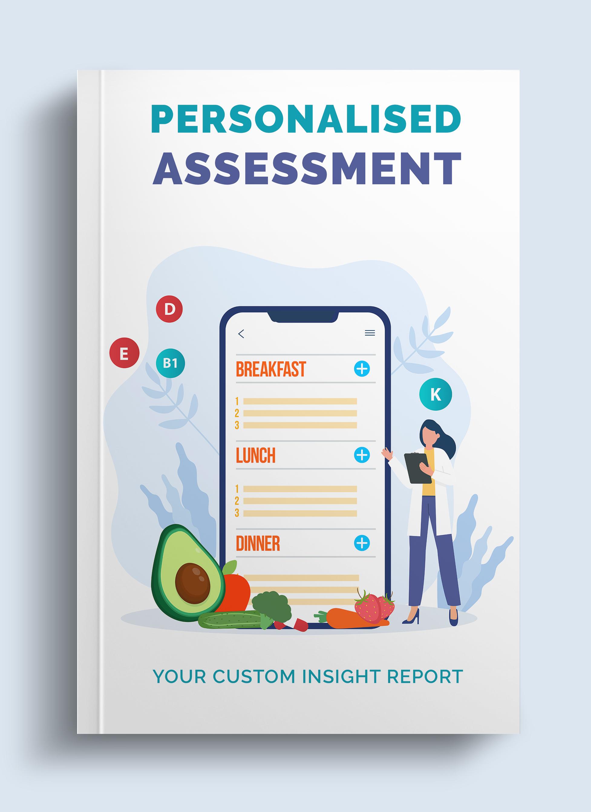 Personalized nutrition, customized diet, metabolism, custom report