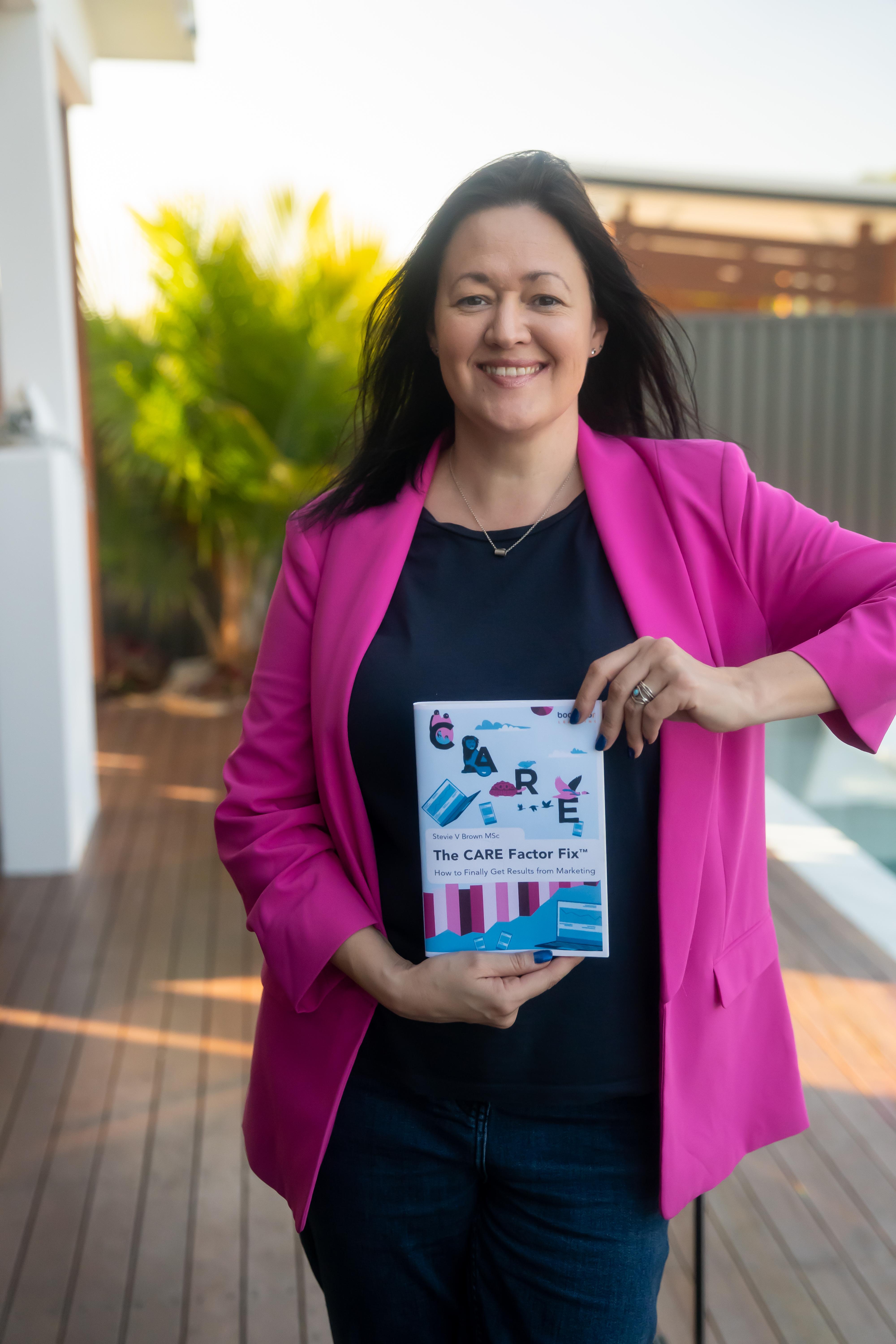 Stevie V Brown l Author of The CARE Factor Fix - How to Finally Get Results From Marketing