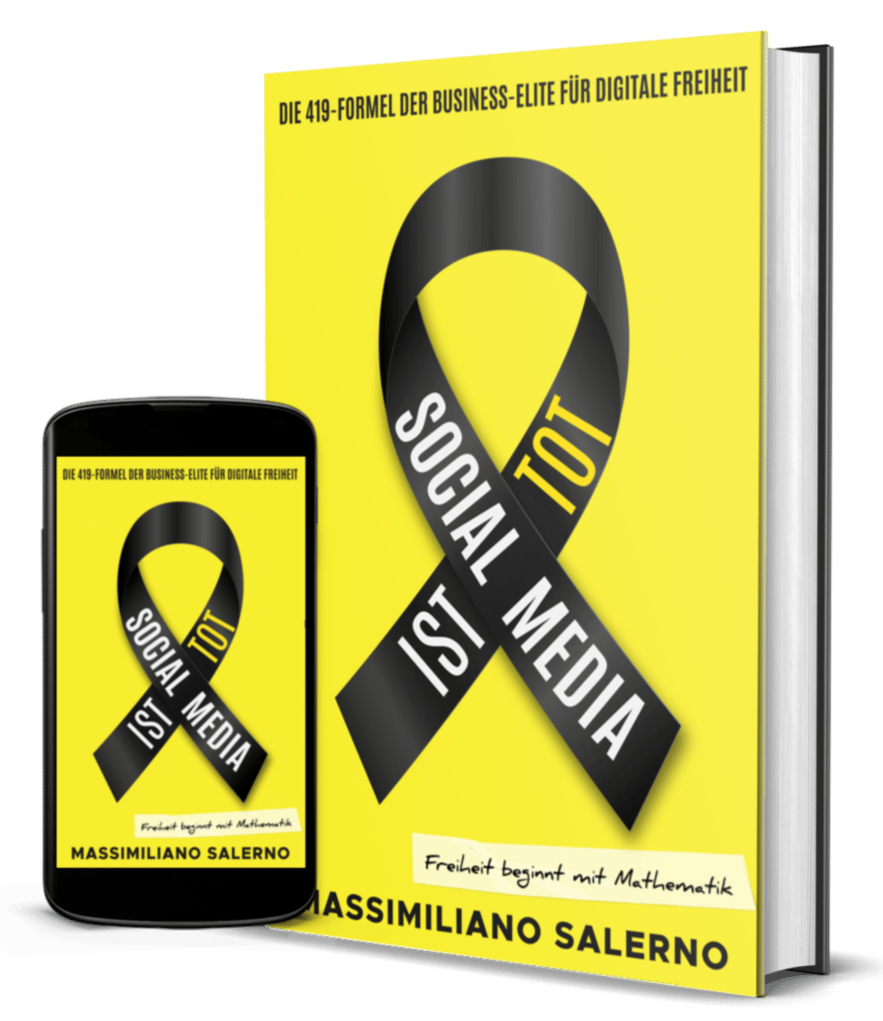 Buchcover Social Media ist tot von Massimiliano Salerno