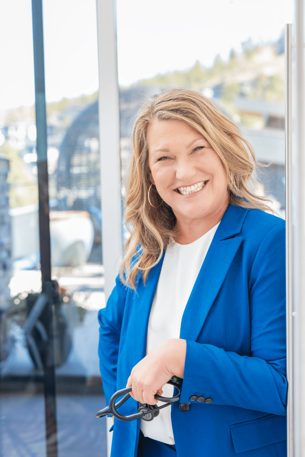 Dr Thompson with Stethoscope