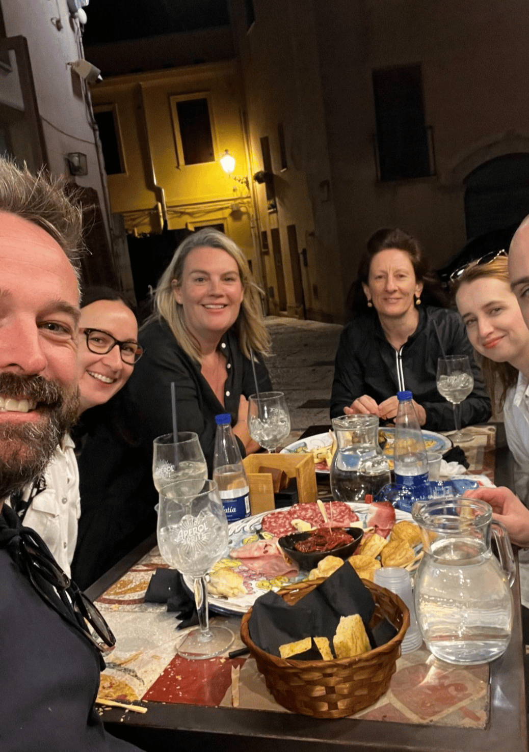 Leatherback Travel Team in Sicily visiting  Salemi Ceramics