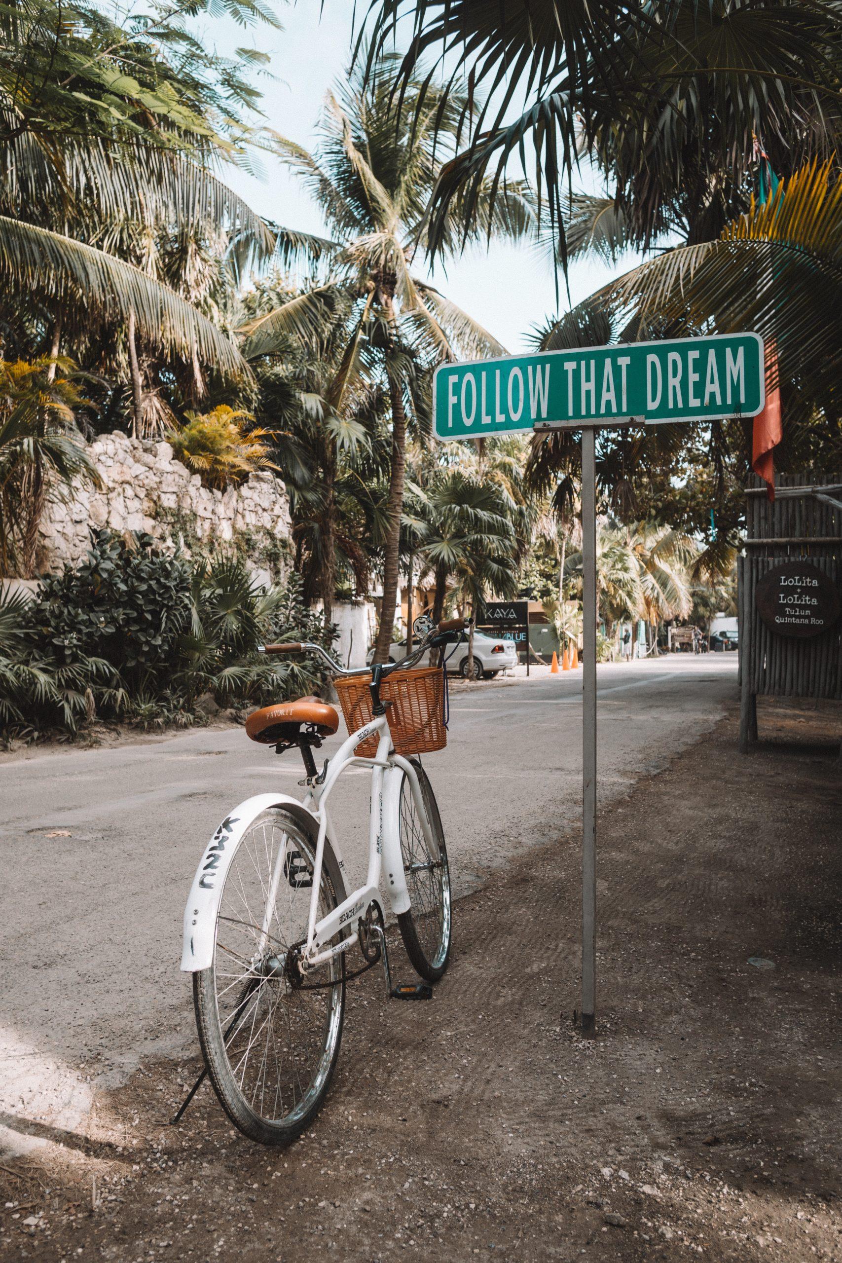 Tulum bike — symbol of the Riviera Maya lifestyle