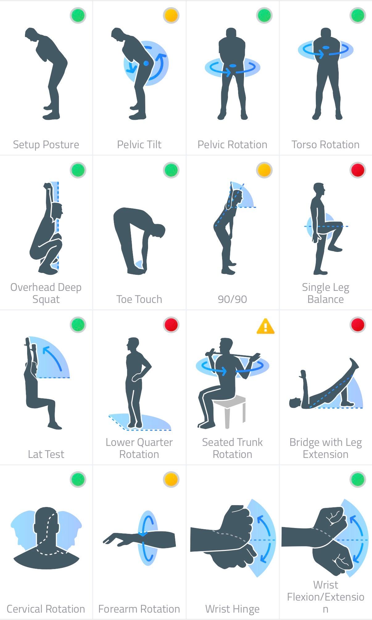 TPI mobility screening results