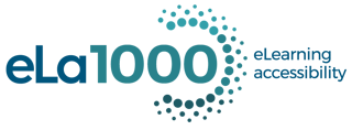 eLa1000 eLearning accessibility logo