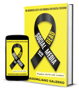 Cover Social Media Is Dead, The 419 Formula by Massimiliano Salerno, English Edition