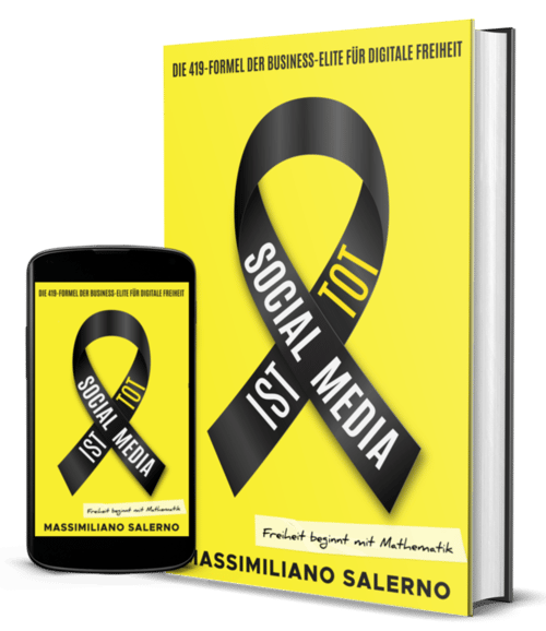 Buchcover Social Media ist tot von Massimiliano Salerno