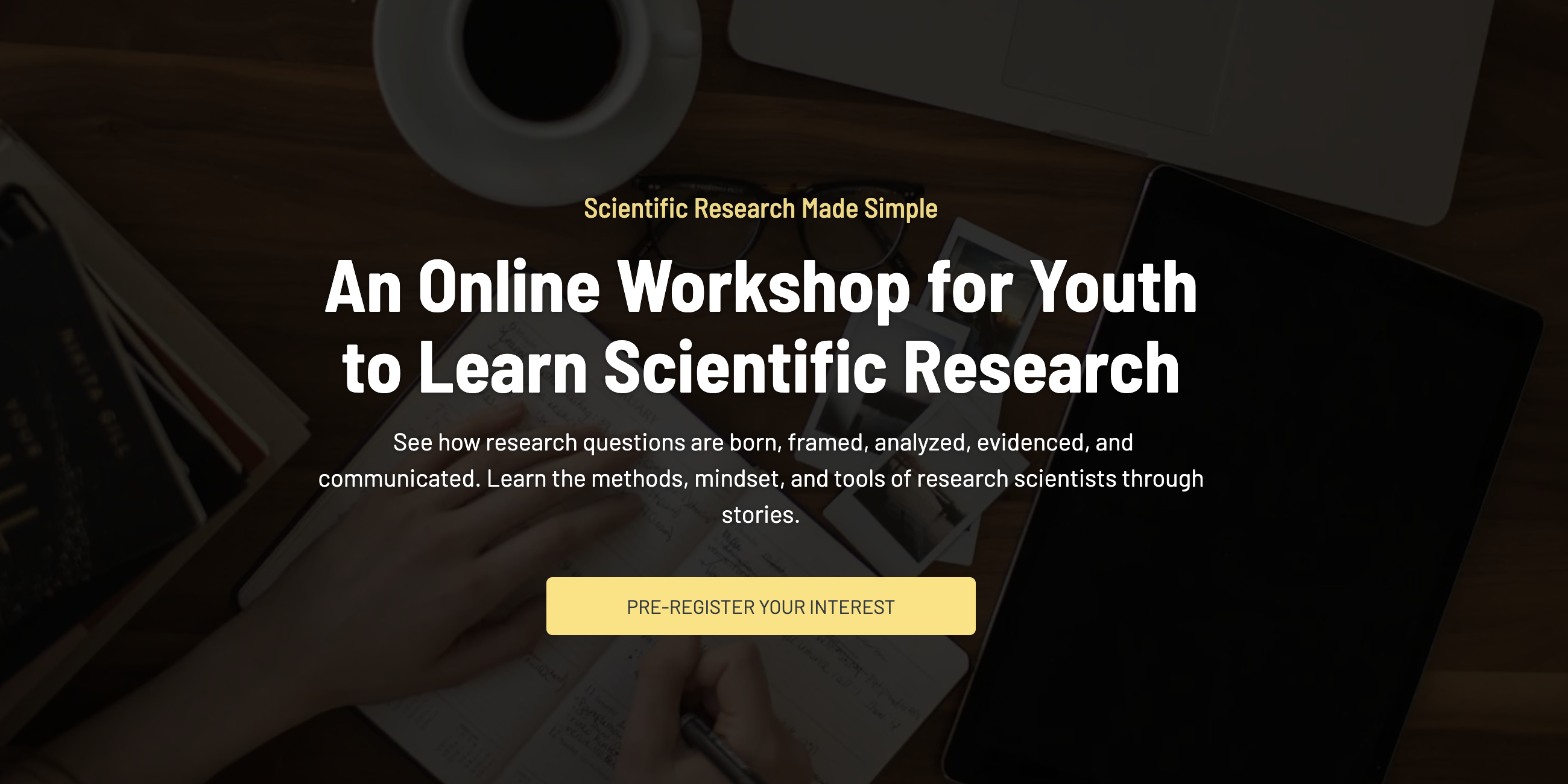 Masterclass: Scientific Research Made Simple