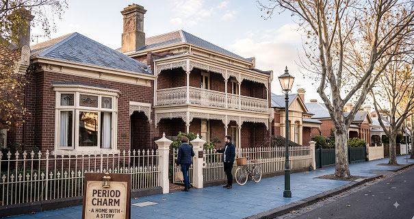Character home and historic street