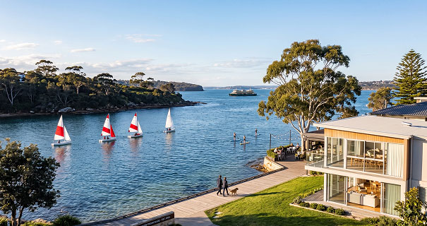 Homes near open water