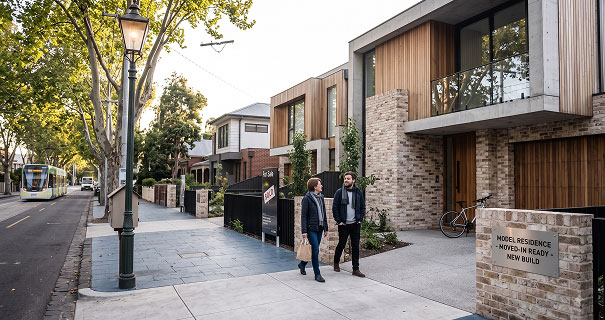 Modern new-build homes
