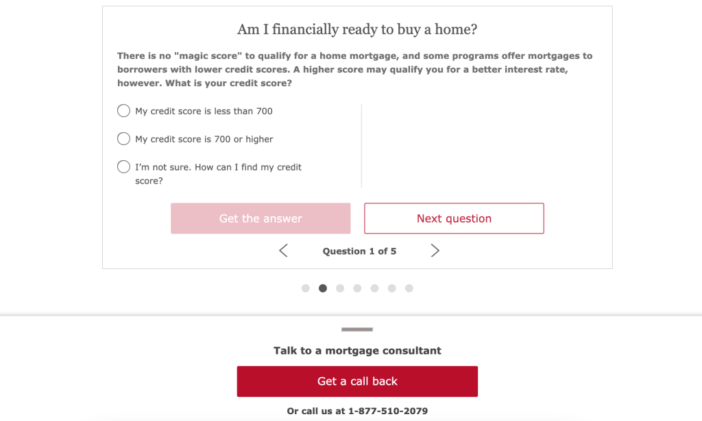 Wellsfargo Mortgage Quiz