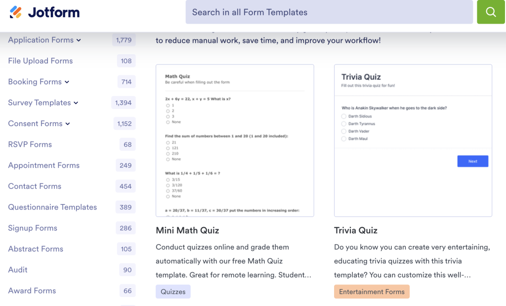 Jotform Form Builder