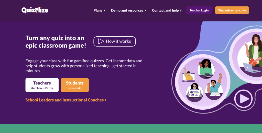 Quizalize Quiz Software for Education