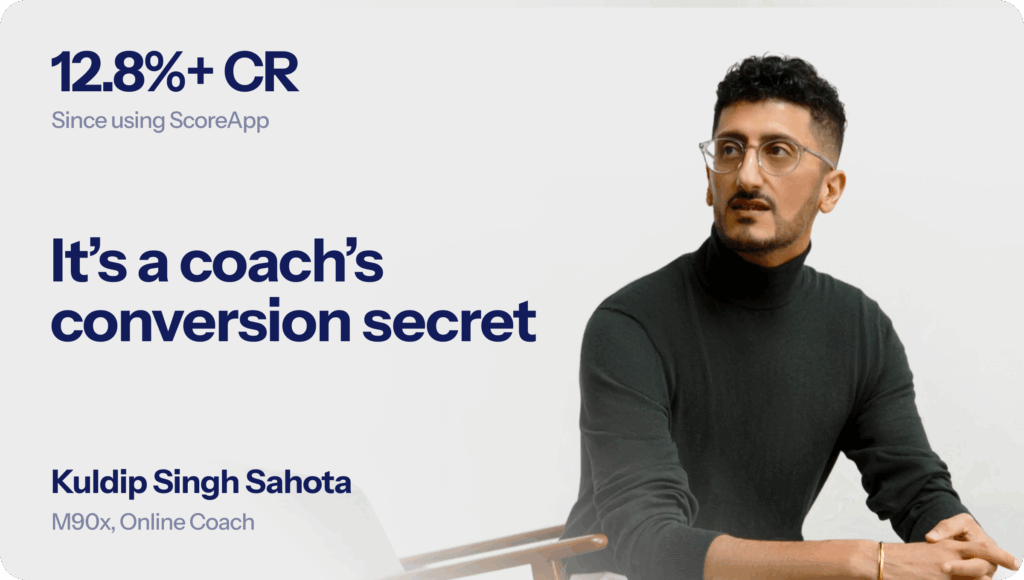 How a ScoreApp assessment qualified 117 prospects without ads