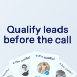 Qualify leads before the call - ScoreApp UI showing pre-qualified lead cards with prospect photos
