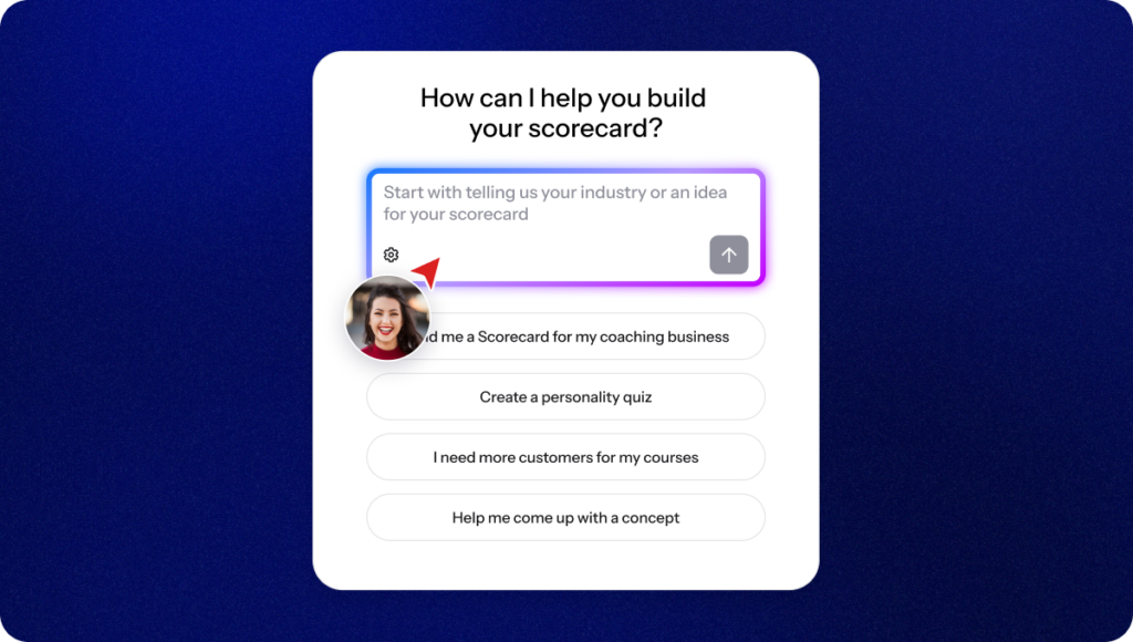 ScoreApp AI scorecard builder – create your lead qualification assessment
