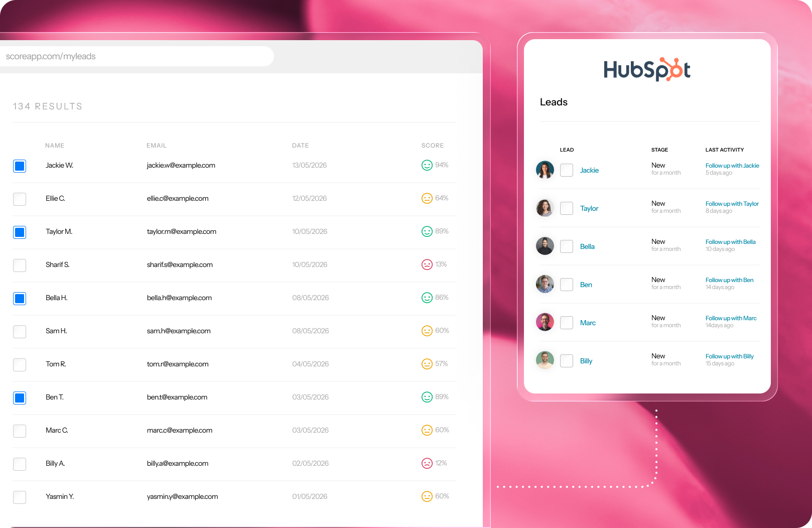 5. Automated follow-up