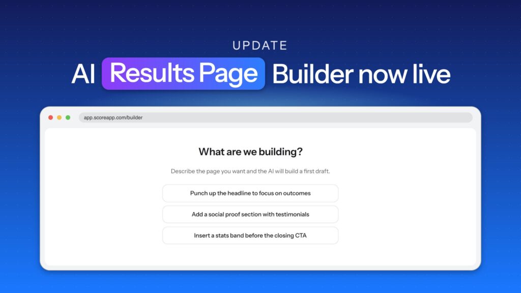 AI Results Page