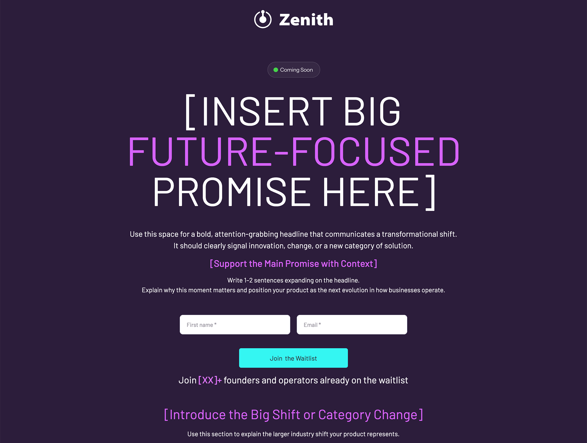 Join the Waitlist Example 2