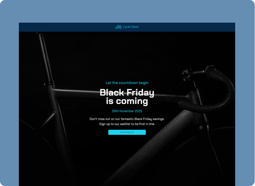 Join the Waitlist Example 2