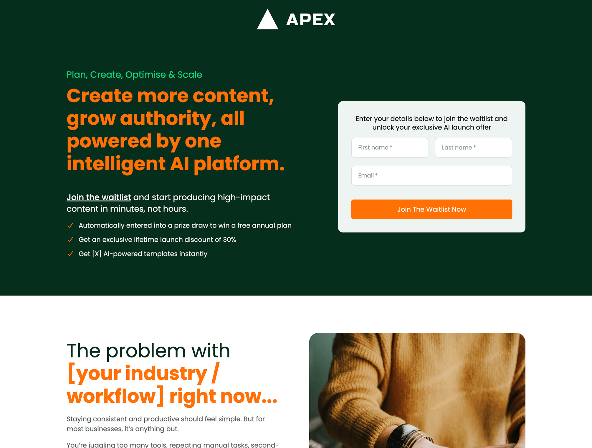 Join the Waitlist Example 2